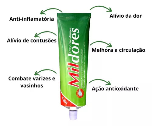 Kit Com 12 Unidades De Pomada P/massagem Mil Dores Original!